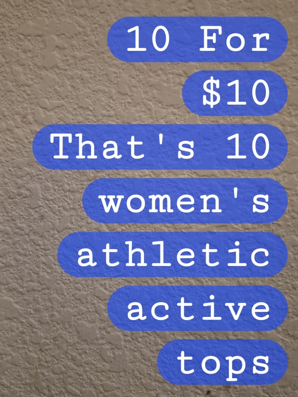 Bundle Of 10 For ;/$10 Womens Athletic Active Wear Tops Tshirts  Like New Small